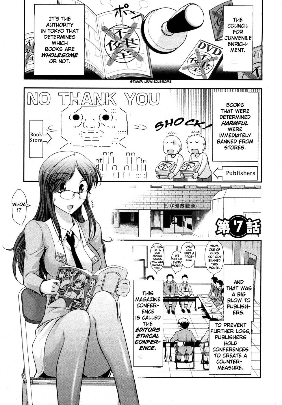 Hentai Manga Comic-Monthly 'Aikawa' The Chief Editor-Chap7-1